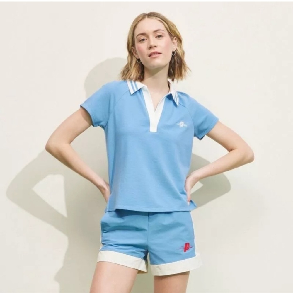 Prince v-neck collar polo